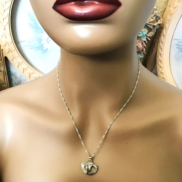 Jewelry - lady heart pendant necklace fashion  crystal jewelry